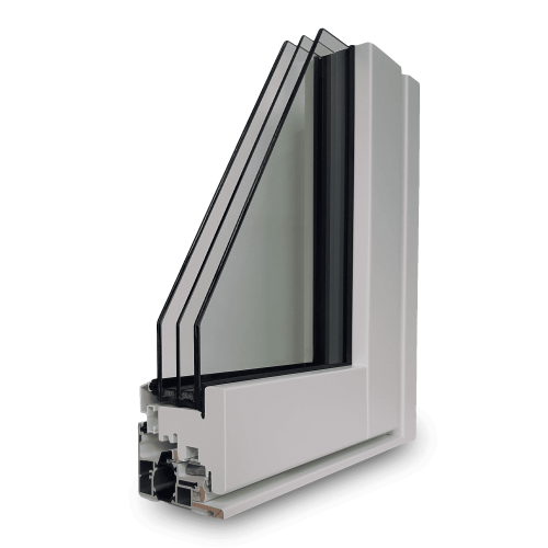 Sistema legno-alluminio complanare profilo minimale Sistema legno-alluminio complanare profilo minimale